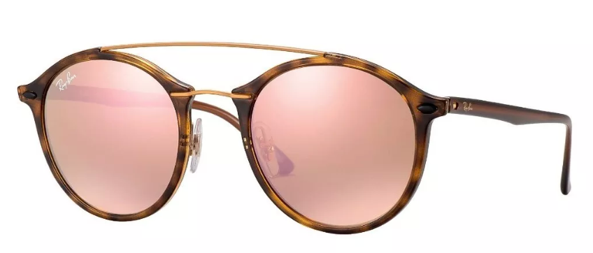 Ray Ban Round Double Bridge Lightray